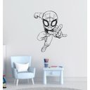 Ver imagem 1 de Adesivo De Parede Homem Aranha Preto