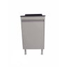 Balcão Lavação 100% Mdf Branco Bp com Tanque Marmorite Preto 30 L - 2