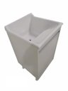 Ver imagem 1 de BALCÃO LAVAÇÃO 100% MDF BRANCO BP COM TANQUE MARMORITE BRANCO 30 L