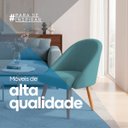 Ver imagem 4 de Kit 02 Poltrona Cadeira para Sala Orgânica Curva Redonda Confortável Reforçada Recepção Suede Azul T