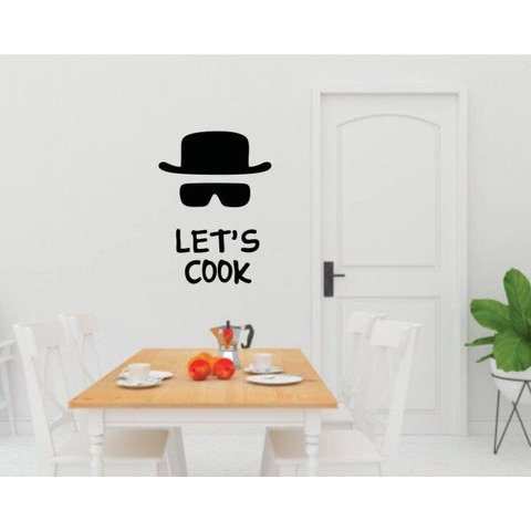 Adesivo de Parede Lets Cook Breaking Bad