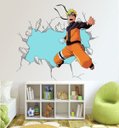 Ver imagem 1 de Adesivo de Parede Naruto Saindo da Parede