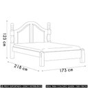 Ver imagem 4 de Cama Casal Clássica Queen 160cm Pé Madeira Eduarda Café F07 - Mpozenato
