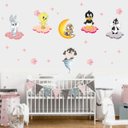 Ver imagem 1 de Adesivo de Parede Looney Babys - Meninas