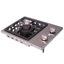 Ver imagem 2 de Fogão de Embutir a Gás Glp Titan Range Top Profissional 1 Boca Grelha 30x30cm