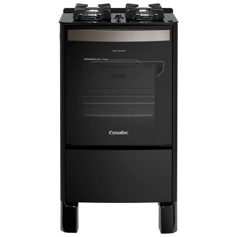 Fogão Esmaltec Esmeralda 4b Preto Autolimpante