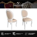 Ver imagem 6 de 4 Cadeira Medalhao Madeira Maciça Design Ingles Luxo Poltrona Entalhada Renascentista Natural Ingles