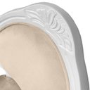 Ver imagem 5 de 4 Cadeira Medalhao Madeira Maciça Design Ingles Luxo Poltrona Entalhada Renascentista Natural Ingles