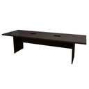 Ver imagem 6 de Mesa Reunião Escritório 2,50m x 90cm com 2 Caixas de Tomadas 100% MDF Cor:Preto