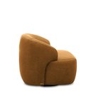 Ver mais imagens de Kit 2 Poltronas Decorativas Charlote Sala de Estar Base Giratória em Aço Couro Caramelo Manchado G88