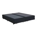 Ver imagem 1 de Base Box Casal Bipartido Suede Preto