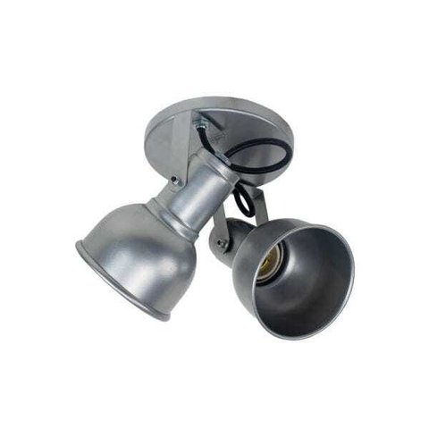 Spot Bulbo Duplo Alumínio E27