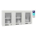 Ver imagem 4 de Armário de Cozinha Modulado Star New c/ 3 Portas c/Vidro Branco - Telasul