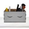 Organizador Pincéis Maquiagem Cílios Divisória Porta Lapis - 1