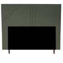 Ver imagem 1 de Cabeceira Cama Box King Lisboa 195 Cm Suede Cinza