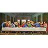 Quadro Santa Ceia Vintage Jesus Cristo 100x50cm Tela Canvas - 1
