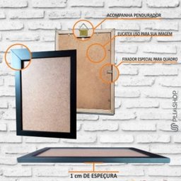 Quadro Tumblr Gato Astronautas Ponto Vermelho - com Moldura - 3