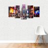 Quadro Times Square New York Nova Iorque colorido em MDF - 2