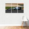 Quadro F1 Formula 1 Lewis Hamilton Mercedes Benz tela Canvas - 2