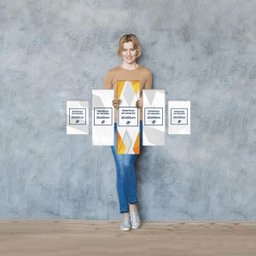 Quadro Mente Psicologia Clínica Decorativo em Canvas NE14C5P - 3