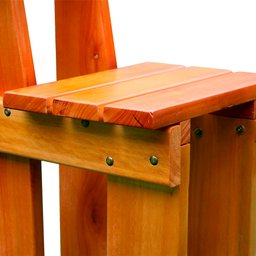 Conjunto Mesa Rústica 2m 2 Bancos e 2 Cadeiras Madeira Maciça Eucalipto - 8