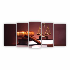 Quadros Direito Advocacia Balança da Justiça 155x65 NE18C5MM