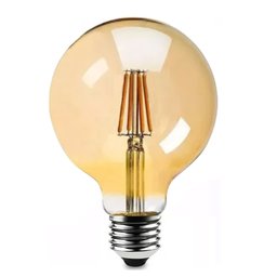 Lâmpada Filamento de LED Globo G125 4W Âmbar Bivolt Galaxy - 1