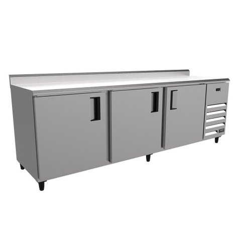 Balcão de Encosto Refrigerado Venâncio 2,5m 127V Liso Espelhado 754 VCFRH25-33147