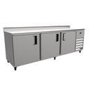 Ver imagem 1 de Balcão de Encosto Refrigerado Venâncio 2,5m 127V Liso Espelhado 754 VCFRH25-33147
