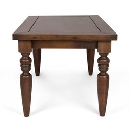 Mesa de Jantar Madeira Pés Torneados Canela Flora 220cm - 3
