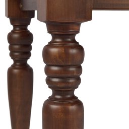 Mesa de Jantar Madeira Pés Torneados Canela Flora 220cm - 5