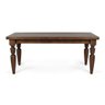Mesa de Jantar Madeira Pés Torneados Canela Flora 220cm - 1