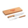 Kit Churrasco 2 Peças Em Inox E Bambu Para Presente - 4