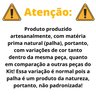 Kit 12 Jogo Americano Palha Redondo Supla Sousplat Mesa Posta Jantar Sobre Prato Cozinha - 3