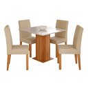 Ver imagem 1 de Conjunto 2 Cadeiras de Jantar Fernanda Wood Cimol Madeira/nude