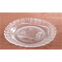 Conjunto 6 Pratos Rasos De Vidro Crystal Wheaton - 2