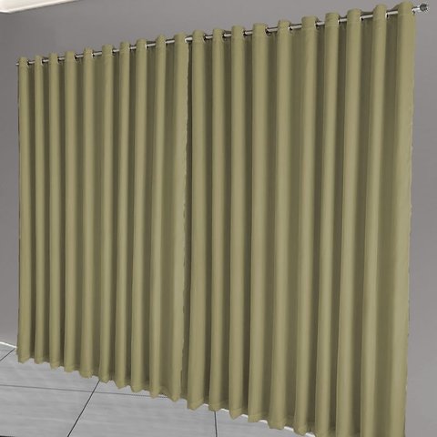 cortina blackout Celina quarto e sala 5,50 x 2,90 bege