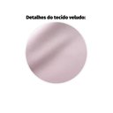 Ver imagem 5 de Namoradeira Decorativa Pés Palito Pétala Veludo Rosê - Qlare Estofados - Veludo Rosê