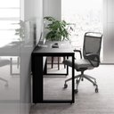 Ver imagem 5 de Plataforma Trabalho Individual com Caixa de Tomadas 135cm Industrial Executive Preto