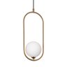 Lustre Pendente Quality Cadre 1333 G9 Bivolt Bronze / Branco - 2