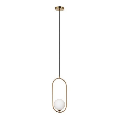 Lustre Pendente Quality Cadre 1333 G9 Bivolt Bronze / Branco