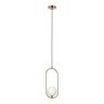 Lustre Pendente Quality Cadre 1333 G9 Bivolt Bronze / Branco - 1