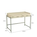 Ver imagem 3 de Mesa Escrivaninha 110cm Sync Menta/Oasis Kappesberg