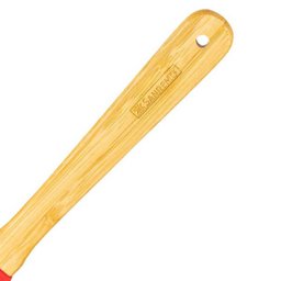Colher Talher Silicone Bambu Utensílio Cozinha Vermelho - 6