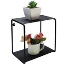 Ver imagem 4 de Prateleira Simples Quadrada Nicho Estilo Industrial Decorativo Preto Fosco