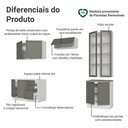 Ver imagem 4 de Armário de Cozinha Completa 270 cm Branco/Cinza Vik Madesa 06