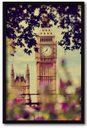 Ver imagem 3 de Conjunto Quadros Decorativos 2 peças 40x60 Londres - Moldura Preta