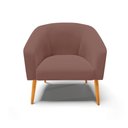 Ver imagem 3 de Cadeira Sala de Jantar Pé Palito Castanho Kit 2 Stella Veludo D03 - D'Rossi Cor Rose