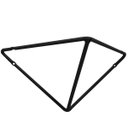 Ver imagem 1 de Suporte Mão Francesa Grande Triangular Prateleira Aramado Preto Fosco