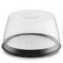 Ver imagem 1 de Queijeira Porta Queijo Frios Tampa Acrílico Transparente Uz Preto